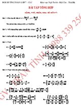 Bồi dưỡng Toán Lớp 7 - Bài tập tổng hợp - Trần Bình